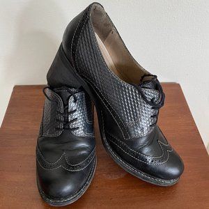 Dromedaris Oxford Shoe Black/Blue (sz 10.5-11)